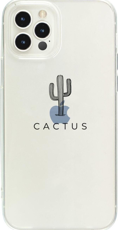İphone 15 Pro Max Cactus Şeffaf Telefon Kılıfı