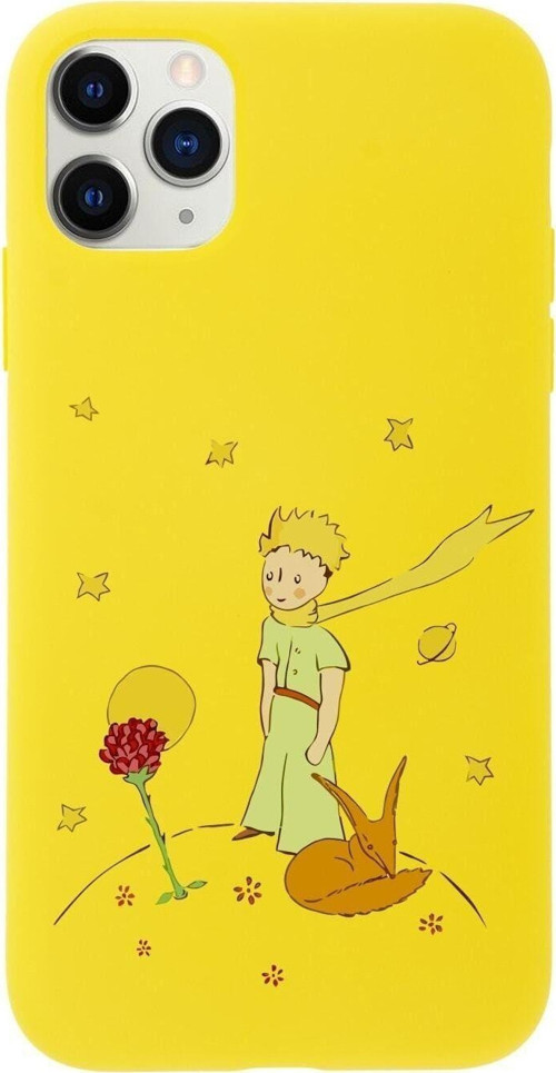 Iphone 11 Pro Le Petit Prince Tasarımlı Sarı Telefon Kılıfı