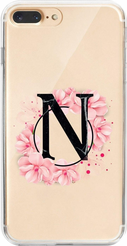 İphone 8 Plus Uyumlu Beyaz Desenli Kılıf