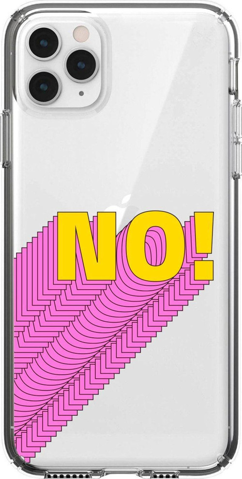 Iphone 11 Pro Max No Desenli Şeffaf Telefon Kılıfı