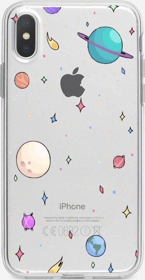 İphone Xs Gezegen Tasarımlı Telefon Kılıfı