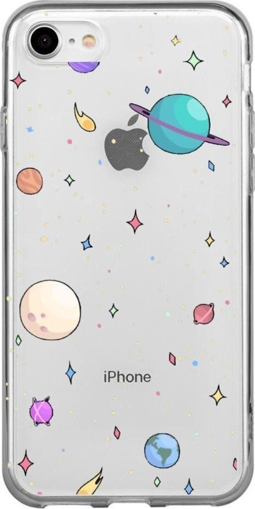 İphone 7 Gezegen Tasarımlı Telefon Kılıfı