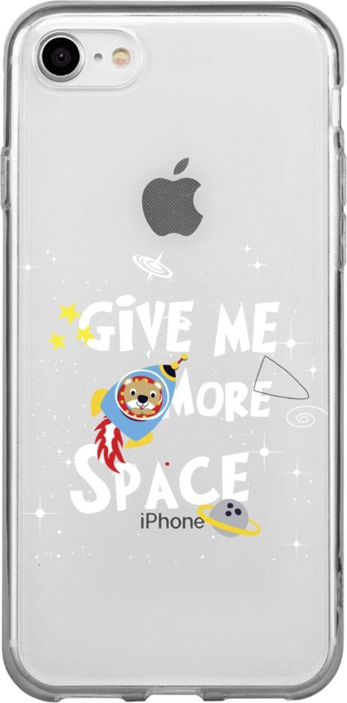 İphone Se Give Me More Space Şeffaf Telefon Kılıfı