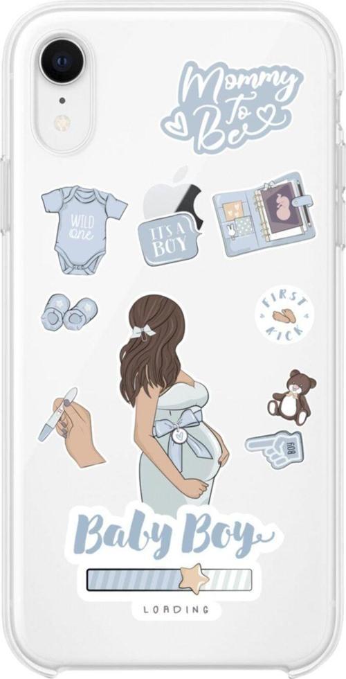 İphone Xr Baby Boy Şeffaf Telefon Kılıfı