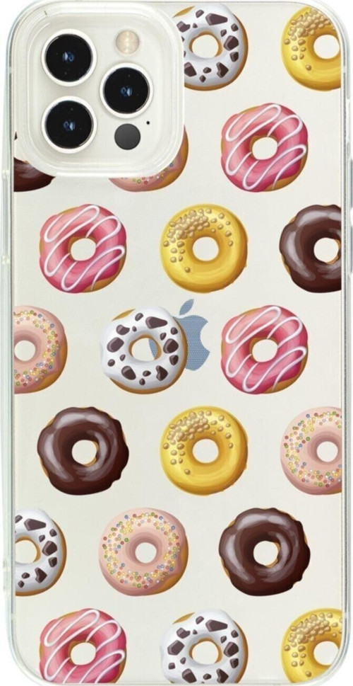 İphone 15 Pro Max Donutlar Şeffaf Telefon Kılıfı