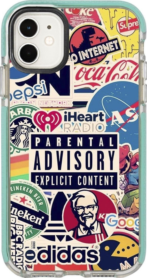 İphone 12 Parental Candy Bumper Silikonlu Telefon Kılıfı