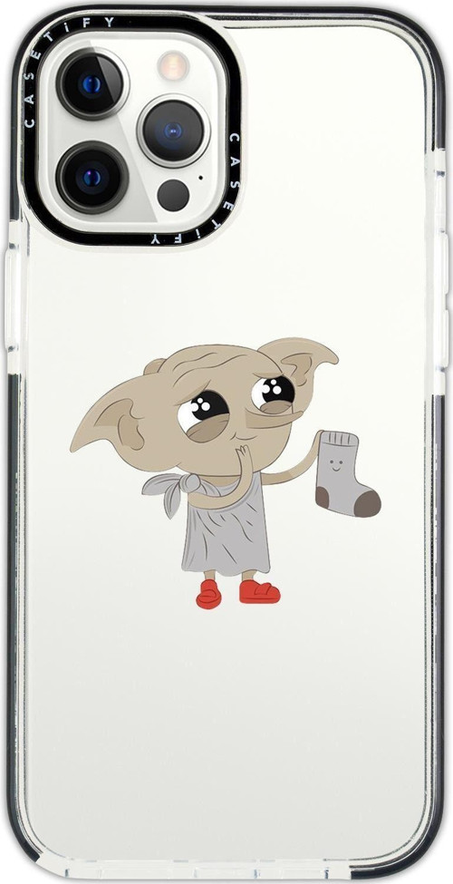 Iphone 12 Pro Casetify Dobby Desenli Anti Shock Premium Silikonlu Siyah Kenar Detaylı Telefon Kılıfı