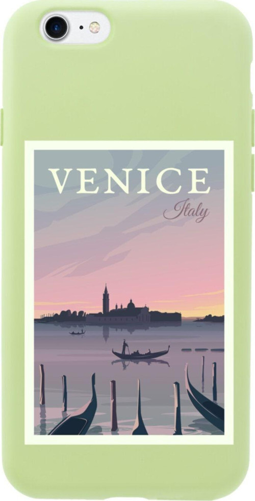 İphone 8 Venice Italy Tasarımlı Yeşil Telefon Kılıfı