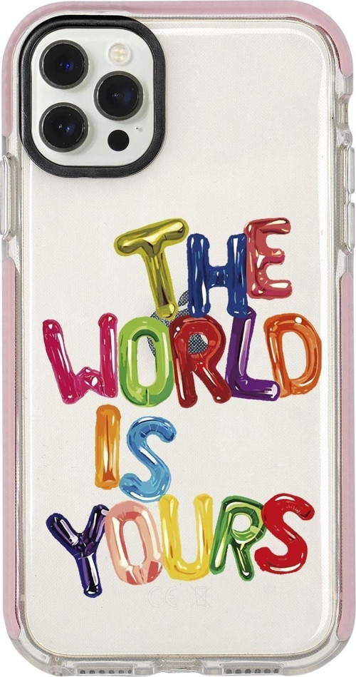 Iphone 12 Pro Max The World Is Yours Candy Bumper Silikonlu Telefon Kılıfı