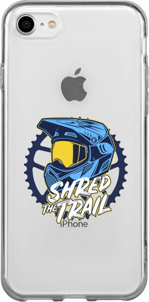 İphone 8 Shred The Trail Şeffaf Telefon Kılıfı