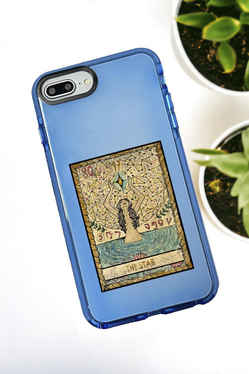 İphone 8 Plus Uyumlu The Star Desenli Color Impact Silikonlu Telefon Kılıfı