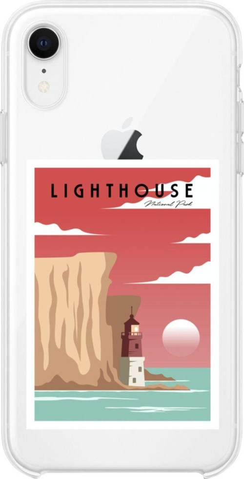 İphone Xr Lighthouse Şeffaf Telefon Kılıfı