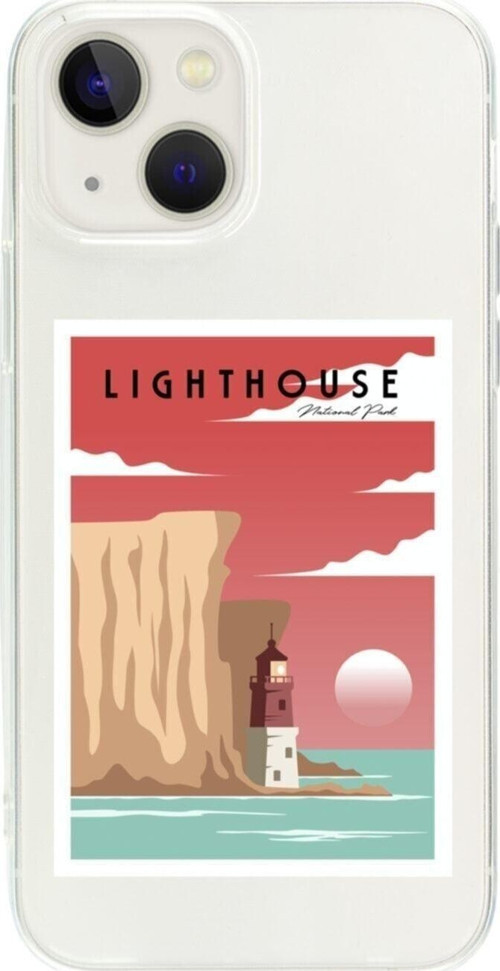 İphone 15 Lighthouse Şeffaf Telefon Kılıfı
