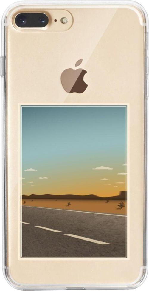 İphone 8 Plus Road Şeffaf Telefon Kılıfı