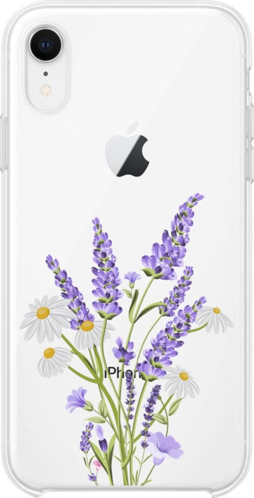 İphone Xr Lavander Şeffaf Telefon Kılıfı