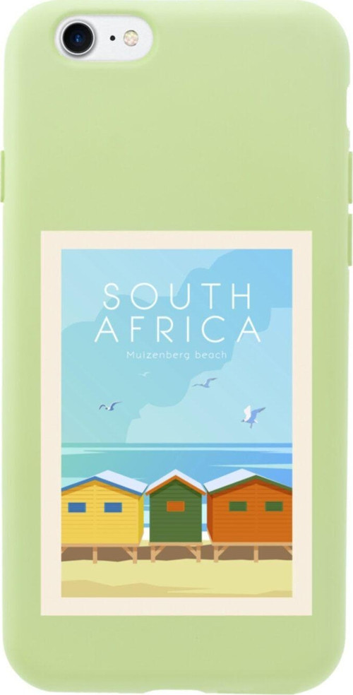 İphone Se South Africa Tasarımlı Yeşil Telefon Kılıfı