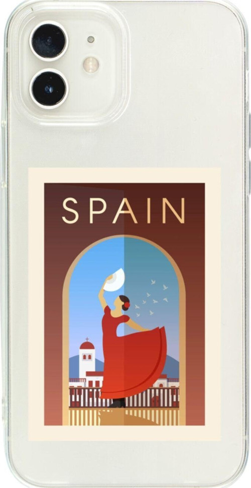 İphone 12 Spain Şeffaf Telefon Kılıfı