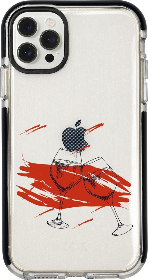 Iphone 12 Pro Max Spilled Wine Candy Bumper Silikonlu Telefon Kılıfı