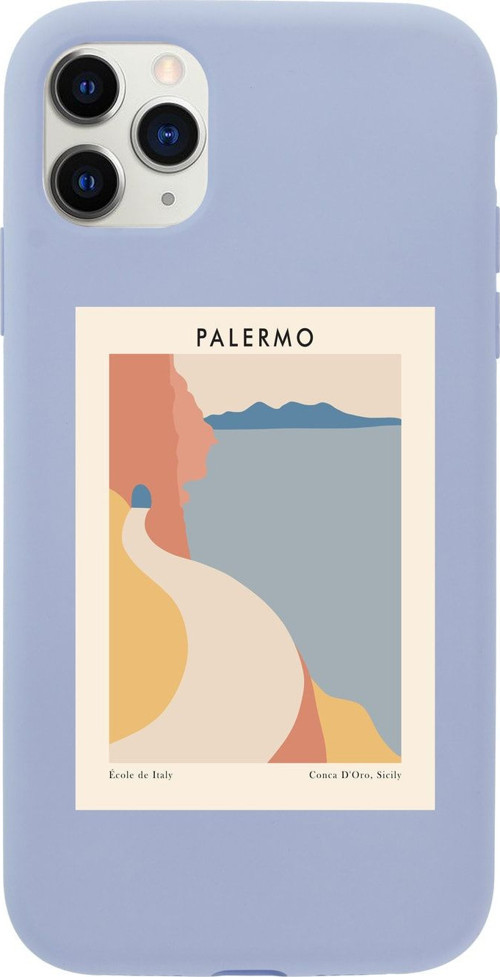 Iphone 11 Pro Palermo Premium Lila Lansman Silikonlu Kılıf