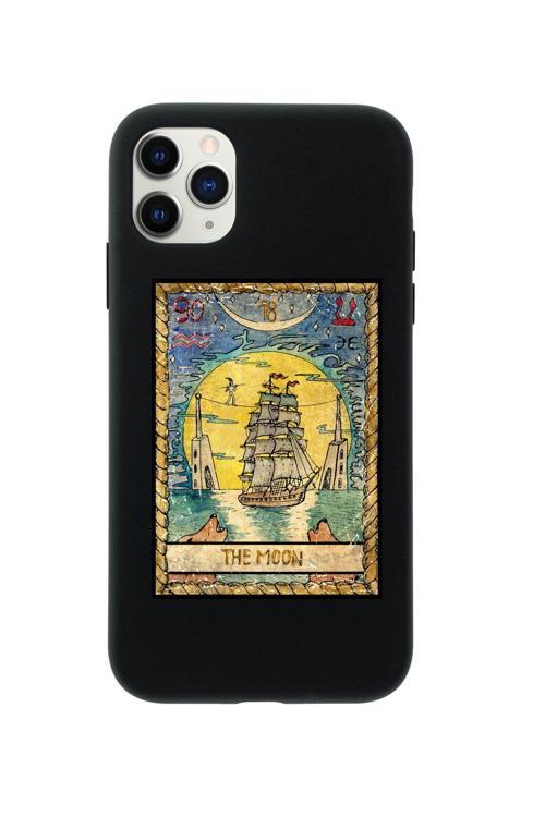 Iphone 11 Pro Max Uyumlu The Moon Premium Siyah Lansman Silikonlu Kılıf