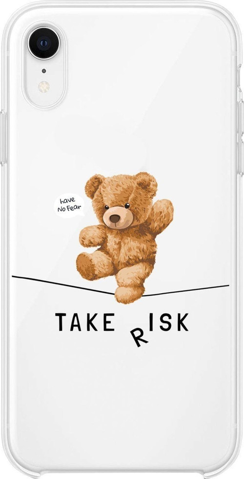 İphone Xr Take Risk Premium Şeffaf Silikon Kılıf