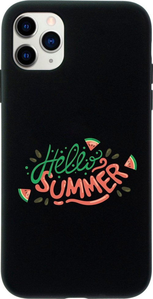 Iphone 11 Pro Max Hello Summer Tasarımlı Yeşil Telefon Kılıfı