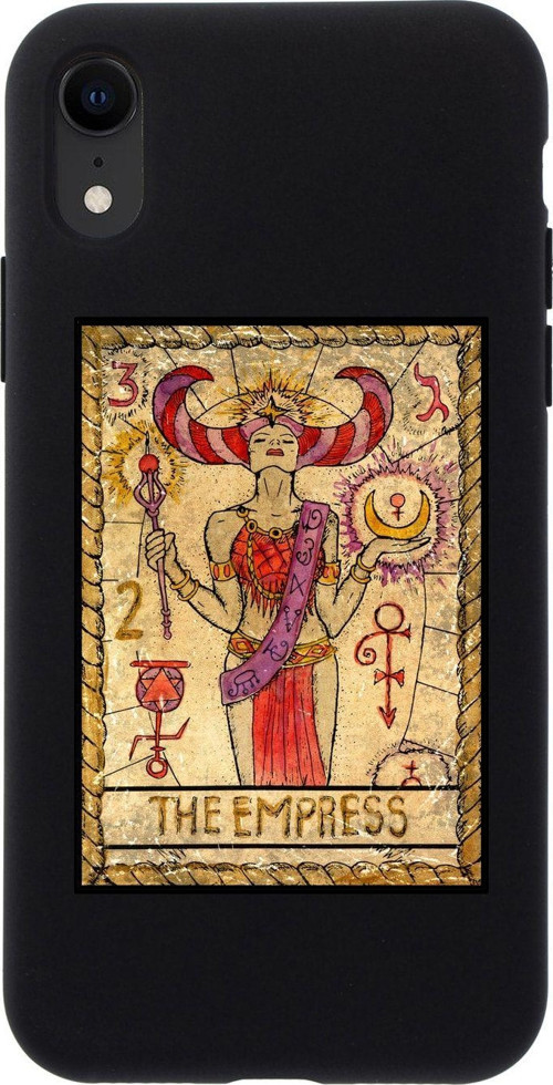 İphone Xr Uyumlu The Empress Premium Siyah Lansman Silikonlu Kılıf