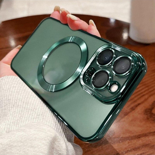 İphone 14 Pro Logo Detaylı Lens Korumalı Renkli Çerçeve Detaylı Şeffaf Silikon Kılıf Mchzr