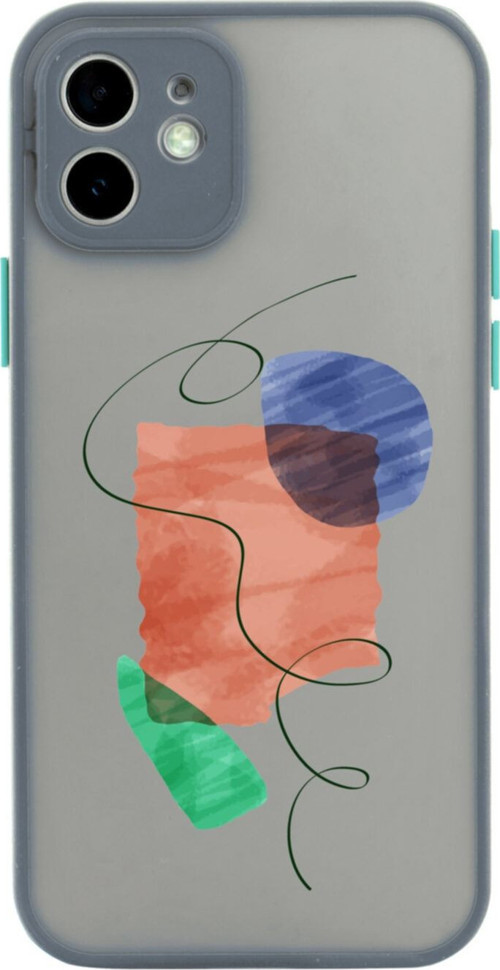Iphone 11 Uyumlu Lüx Kamera Korumalı Art 2 Gri Telefon Kılıfı
