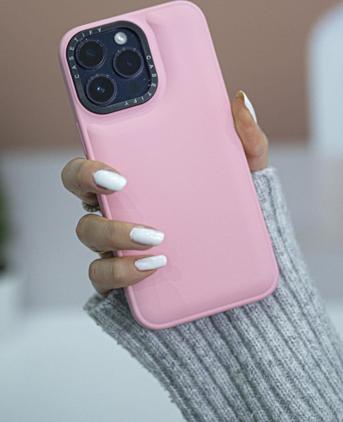 İphone 15 Pro Max Uyumlu Yumuşak Silikonlu Pillow Kılıf