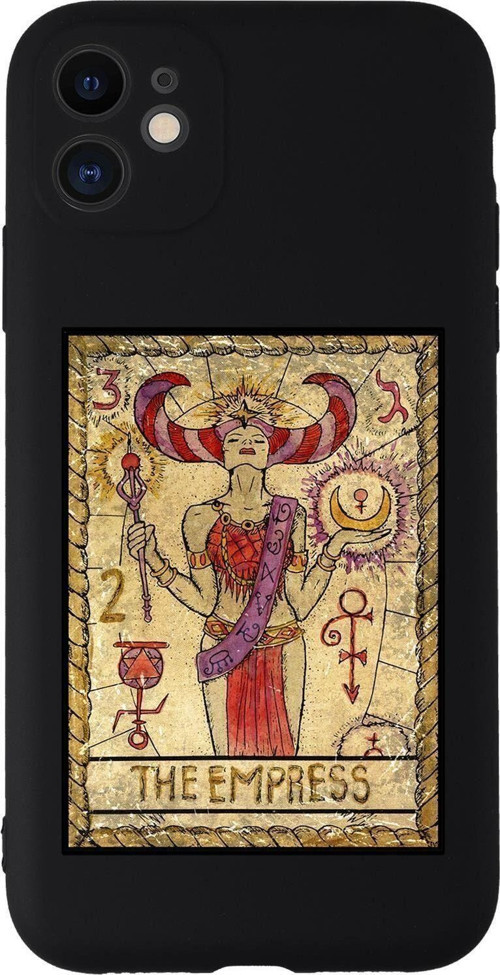 Iphone 11 Uyumlu The Empress Desenli Kamera Korumalı Lansman Kılıf Premium Silikonlu