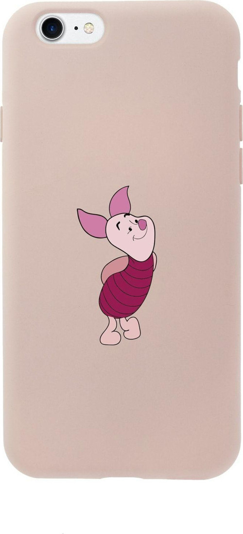 İphone Se Piglet Tasarımlı Pembe Telefon Kılıfı