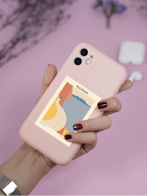 Iphone 11 Uyumlu Palermo Kamera Korumalı Premium Silikonlu Pudra Lansman Kılıf
