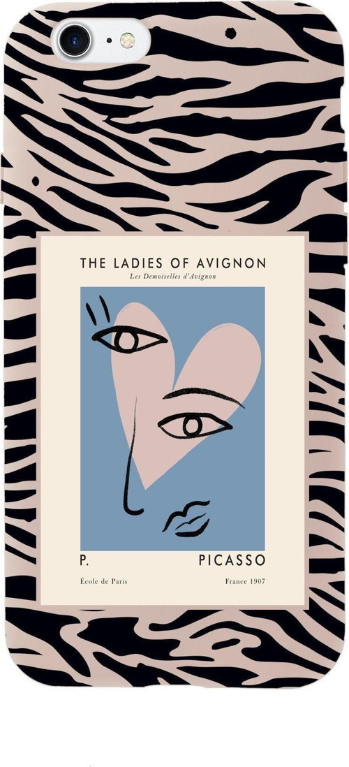 İphone 8 Picasso The Ladies Of Avignon Desenli Premium Silikonlu Telefon Kılıfı