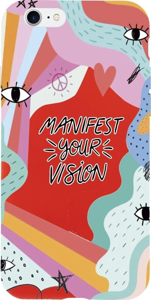 İphone 8 Manifest Your Vision Premium Silikonlu Telefon Kılıfı