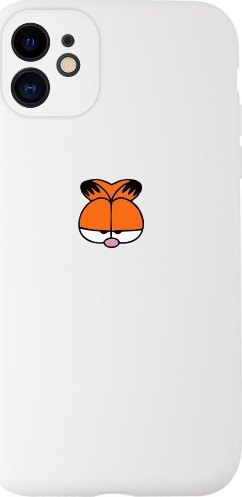Iphone 11 Uyumlu Garfield Desenli Kamera Korumalı Lansman Kılıf Premium Silikonlu