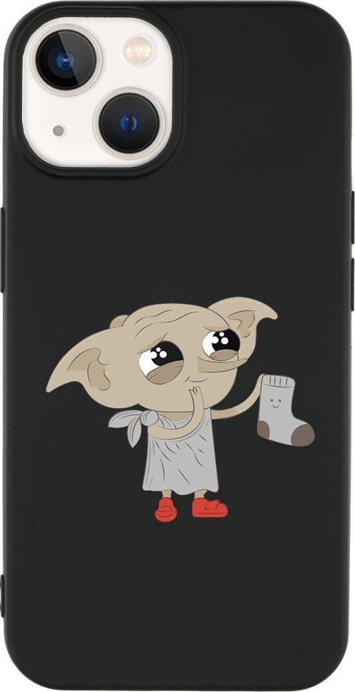 İphone 14 Uyumlu Dobby Desenli Premium Silikonlu Lansman Telefon Kılıfı