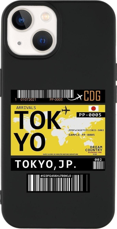 İphone 14 Plus Uyumlu Tokyo Desenli Premium Silikonlu Lansman Telefon Kılıfı