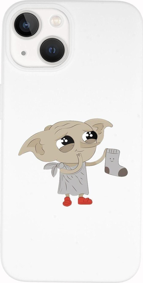 İphone 14 Plus Uyumlu Dobby Desenli Premium Silikonlu Lansman Telefon Kılıfı