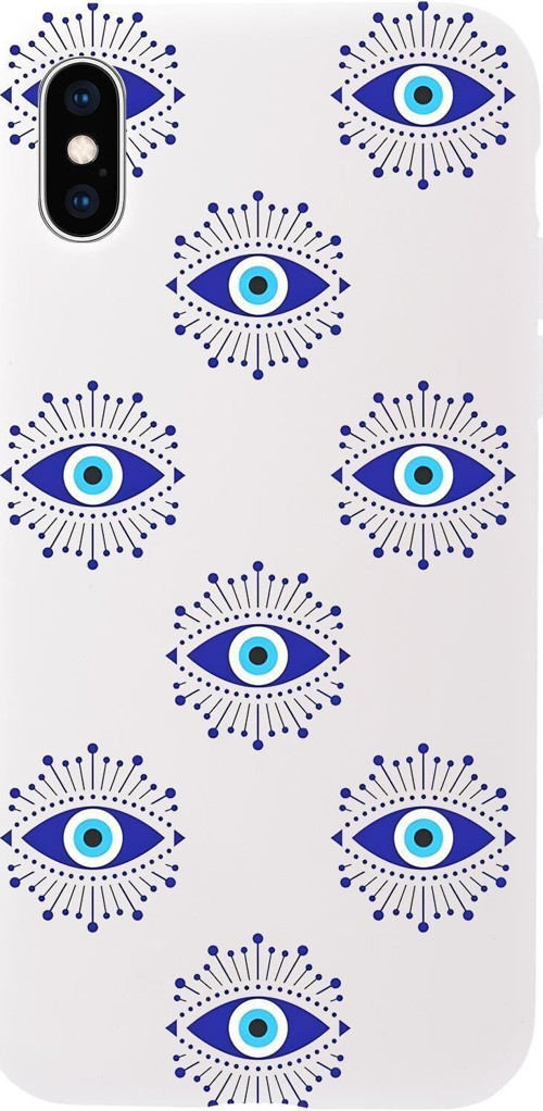 İphone Xs Uyumlu Mystic Aura Desenli Premium Silikonlu Telefon Kılıfı
