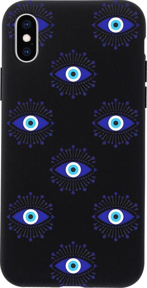 İphone Xs Uyumlu Mystic Aura Desenli Premium Silikonlu Telefon Kılıfı