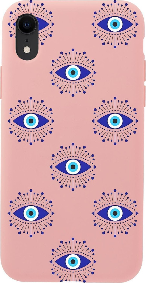 İphone Xr Uyumlu Mystic Aura Desenli Premium Silikonlu Telefon Kılıfı