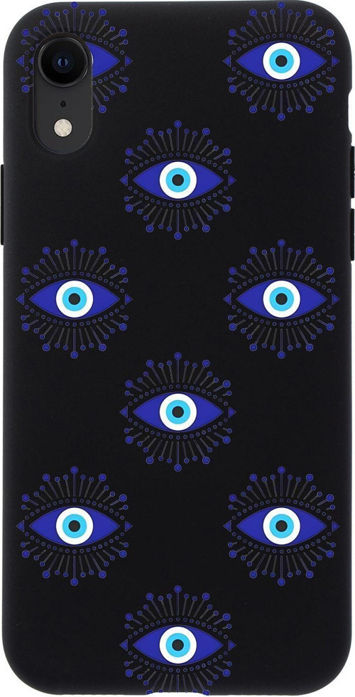 İphone Xr Uyumlu Mystic Aura Desenli Premium Silikonlu Telefon Kılıfı