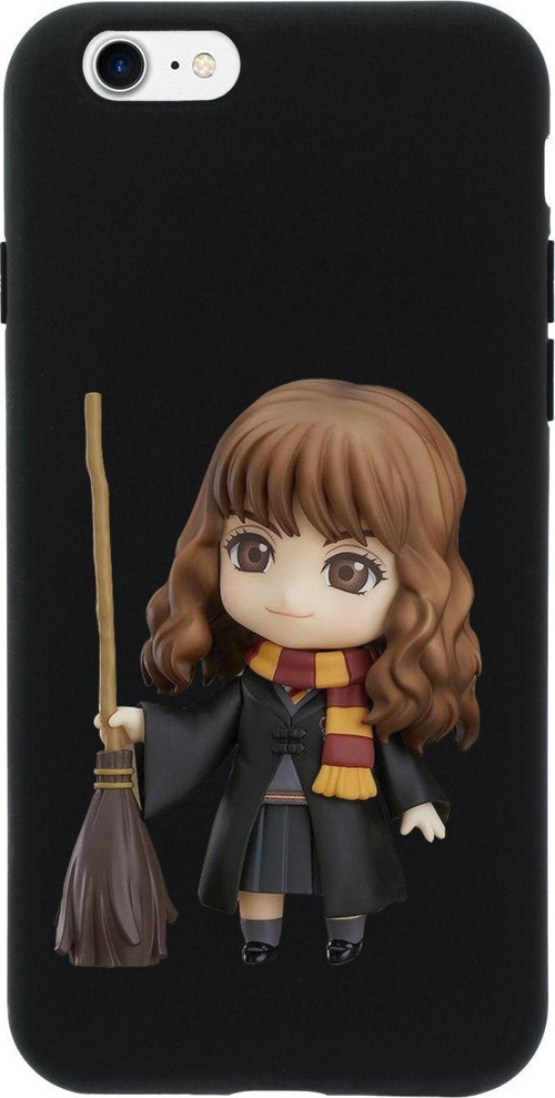 İphone 7 Hermione Süpürgeli Tasarımlı Siyah Telefon Kılıfı