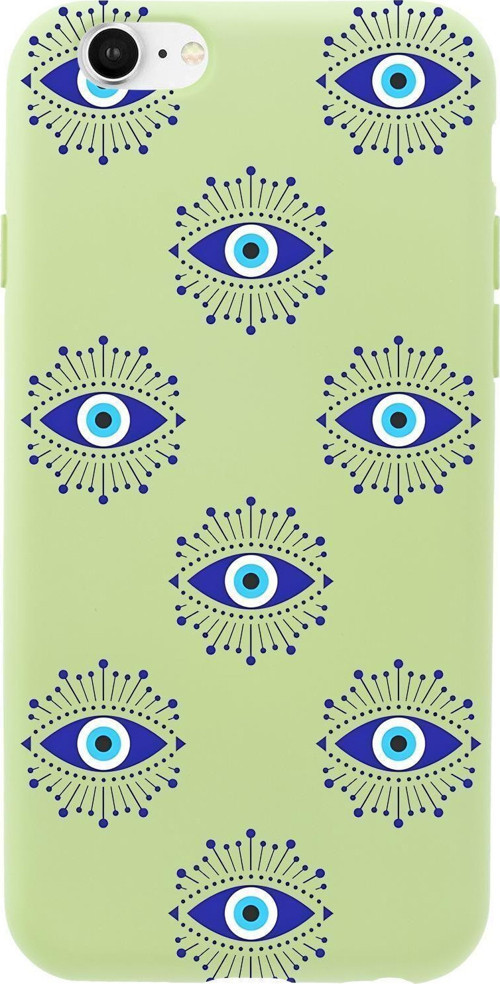 İphone 6S Uyumlu Mystic Aura Desenli Premium Silikonlu Telefon Kılıfı