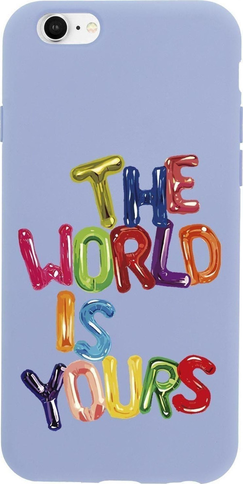 İphone 6 Plus The World Is Yours Desenli Premium Silikonlu Telefon Kılıfı
