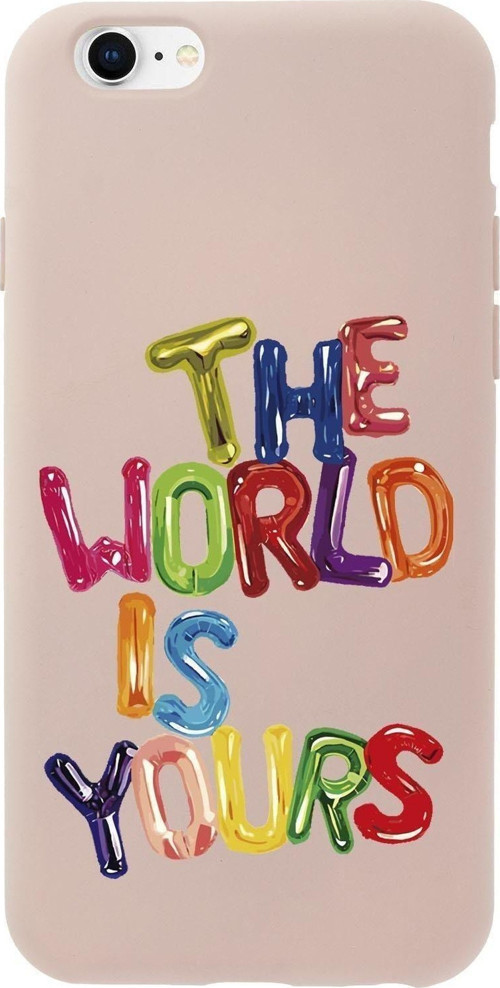 İphone 6 Plus The World Is Yours Desenli Premium Silikonlu Telefon Kılıfı