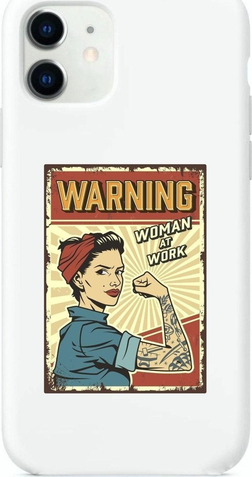 Iphone 11 Women At Work Beyaz Lansman Kılıf