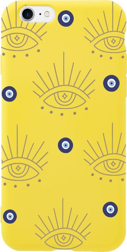 İphone 7 Uyumlu Evil Eye Desenli Premium Silikonlu Telefon Kılıfı