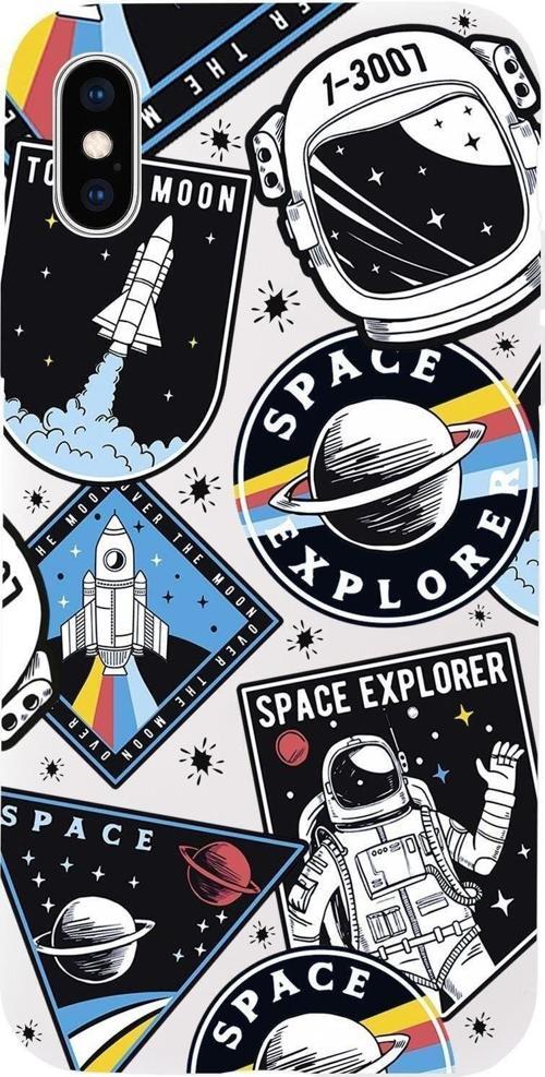 İphone Xs Space Design Premium Silikonlu Telefon Kılıfı